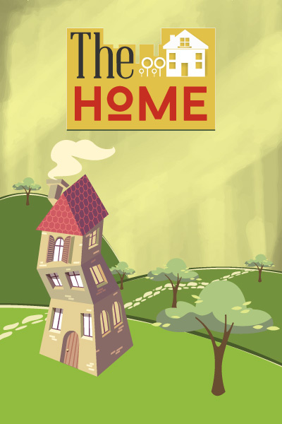 街道建筑矢量扁平插画