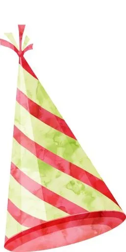 派对生日帽 PNG免抠(1507x3000)