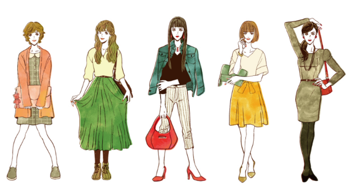 女孩手绘原创图矢量ai格式