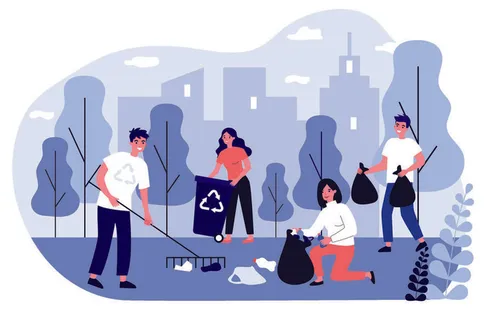 扁平化人物场景办公互联网等距ai矢量设计网页海报UI素材插画