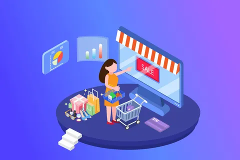 商务2.5D未来科技商务素材