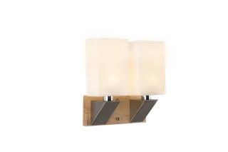 免扣创意双头玻璃壁灯