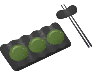 清明节海报设计插图卡通青团素材图片元素png透明背景