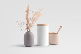 高端品牌茶叶包装盒纸袋智能贴图样机产品效果图展示PSD素材模板