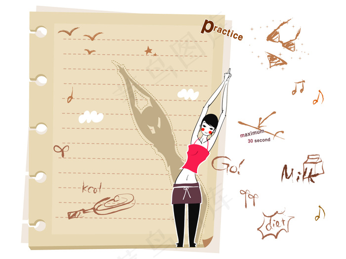 女孩壁纸高清CalisthenicsMM_1017