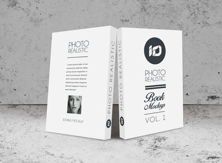 书籍书本封面样机