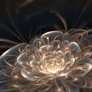 唯美炫彩花朵设计图