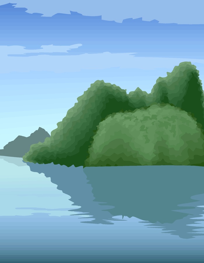 绿色卡通风动画动漫素描写实海报名片图片素材背景11