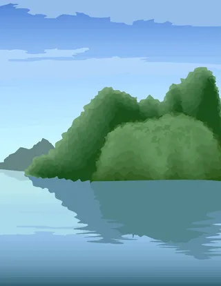 绿色卡通风动画动漫素描写实海报名片图片素材背景11