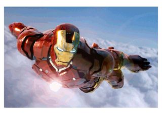 儿童装饰卡通超人背景墙