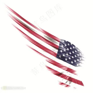 美国创意翅膀国旗