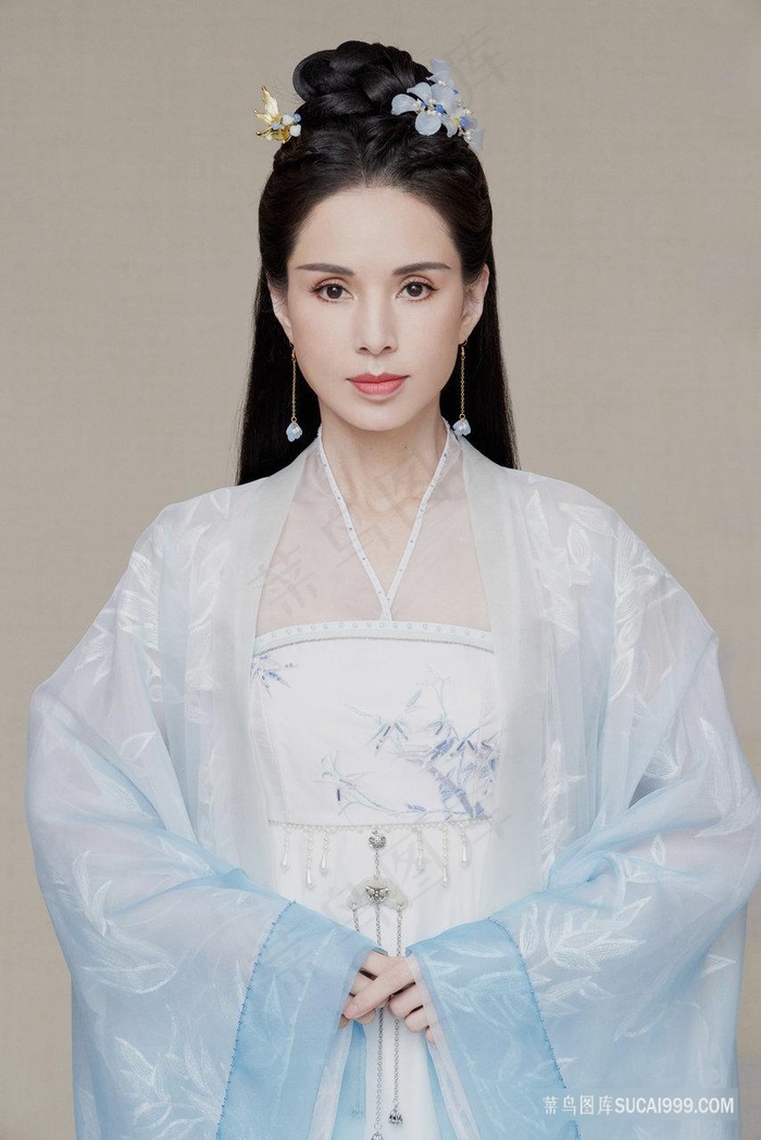 李若彤明星正面古装写真图片