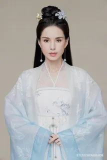 李若彤明星正面古装写真图片