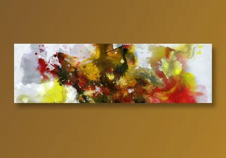 流彩水墨艺术抽象画