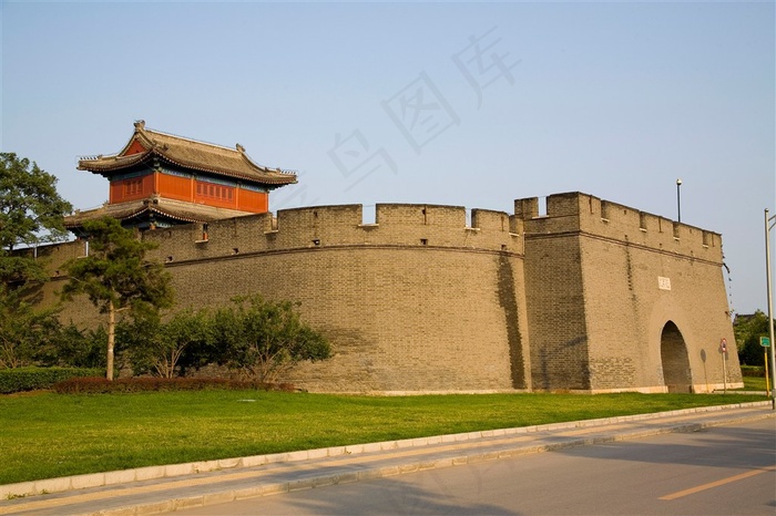 宛平城风景建筑美图素材