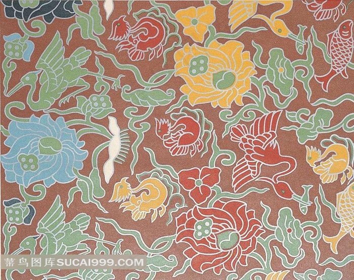 精美传统花纹背景素材