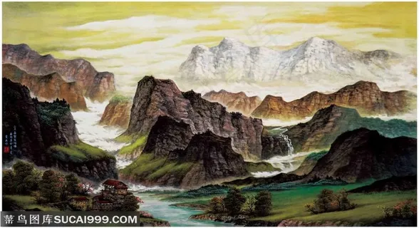 二月春到石林峡80cm×110cm 二月春到石林峡80cm×110cm