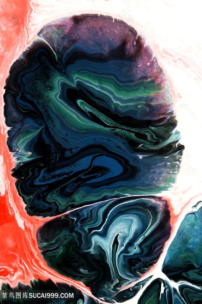 水彩抽象艺术油画