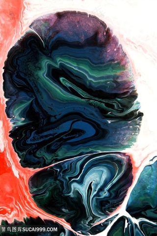 水彩抽象艺术油画