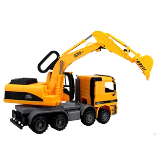 挖掘机卡通