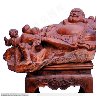 传统木雕弥勒大佛