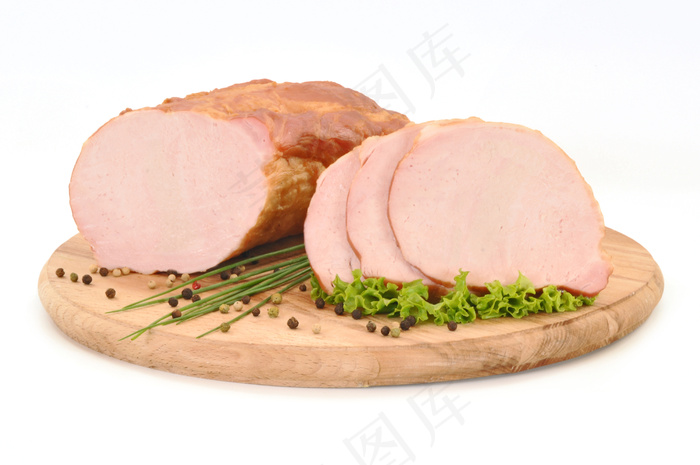 砧板上的香肠图片