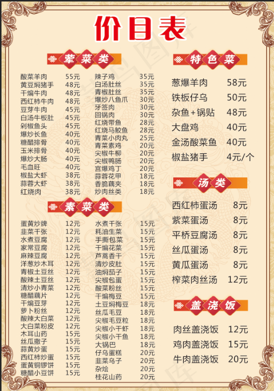 美味可口芳香四溢且秀色可餐的佳肴
