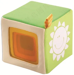 可爱方形毛绒玩具