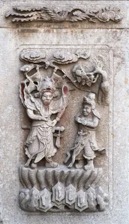 浮雕石刻建筑摄影摄影图片