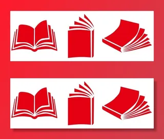 矢量书本图