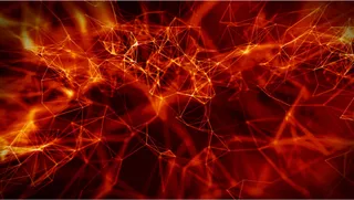 红色信息数码高科技创意背景