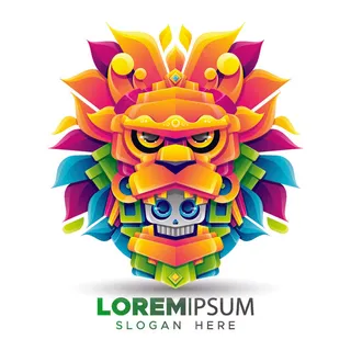 虎年虎头免抠失量图