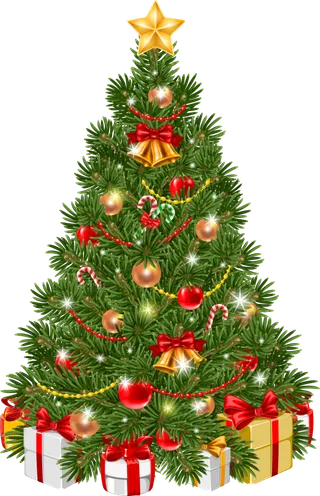 圣诞节平安夜圣诞树免扣素材圣诞元素