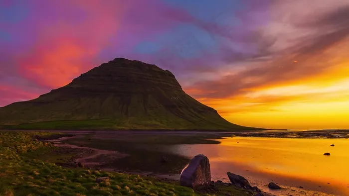 海边日出 海边日落 摄影 自然景观 自然风景