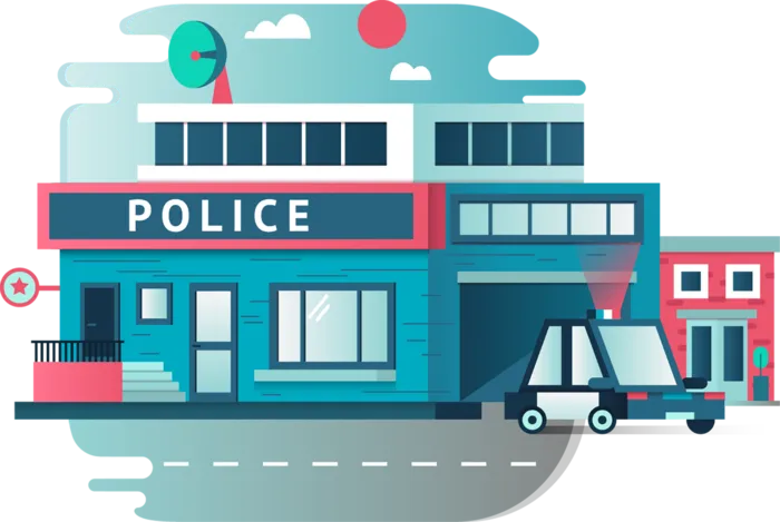 警察局卡通