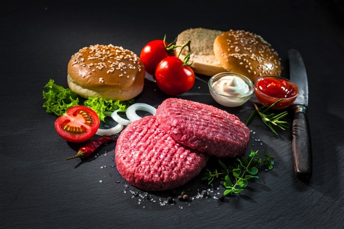 生牛排特写高清图片