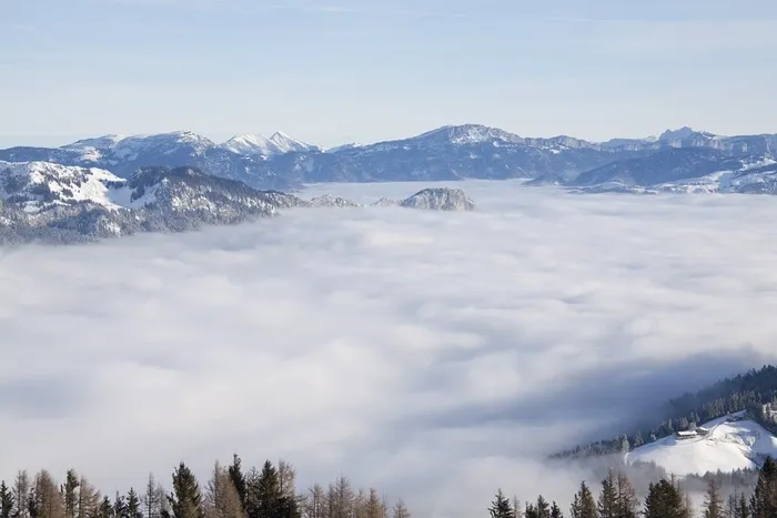 冬天自然背景风景