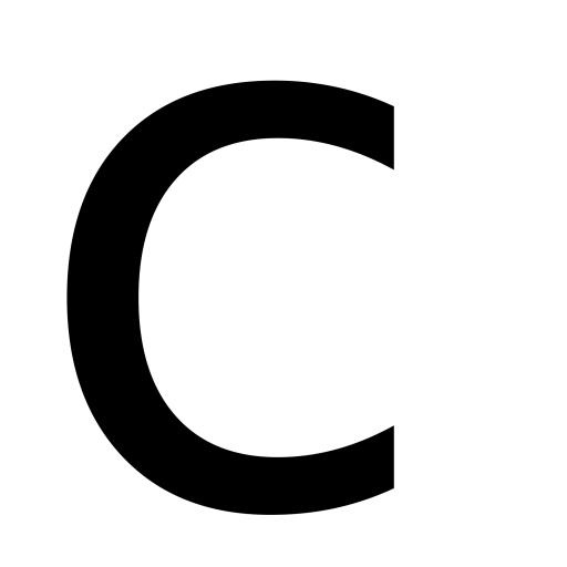 字母C PNG免抠(2000x2000)
