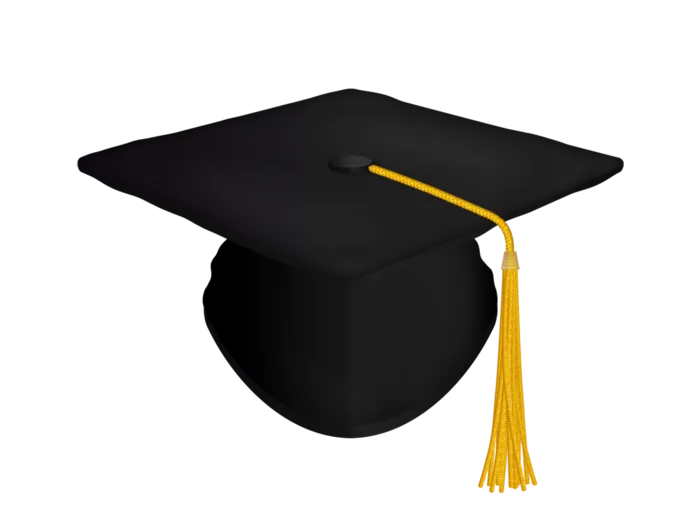 博士帽简笔卡通少儿兴趣班