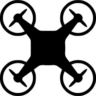 无人机四轴飞行器 PNG免抠