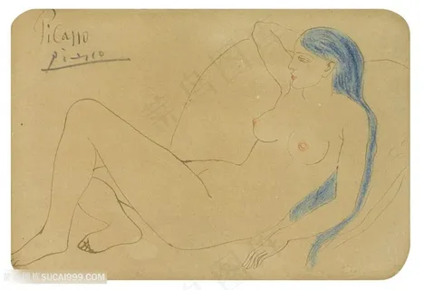 毕加索唯美裸体艺术挂画 毕加索唯美裸体艺术挂画