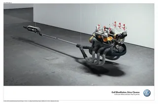 大众车广告创意海报图片-第1张