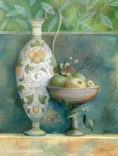 欧式油画花瓶装饰画 欧式油画花瓶装饰画
