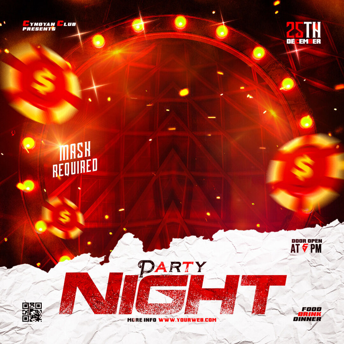 设计晚会海报psd素材