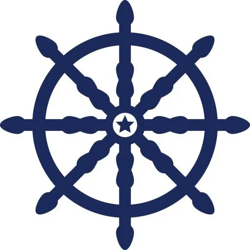 PNG船轮舵免抠(1350x1350)