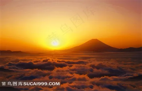 高清落日火烧云风景图片 高清落日火烧云风景图片