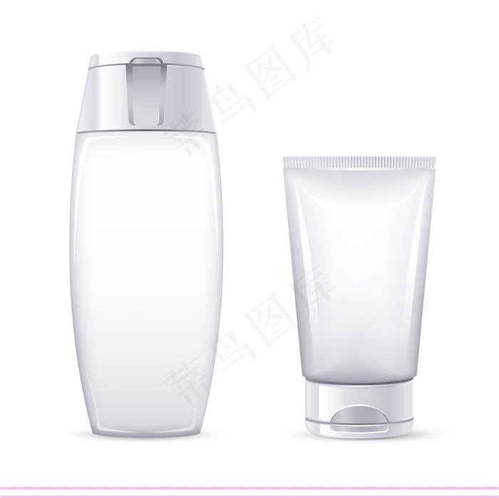 白色包装护肤品