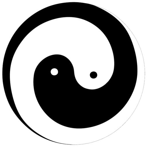 Yin and yang PNG免抠(600x600)