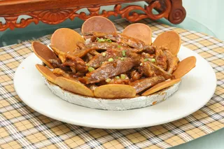 05  铁板黄鱼饼子-大佛川菜坊