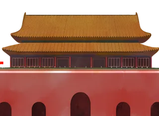 *建军节建党国庆节党建元素图片 卡通手绘PNG透明免扣PS素材